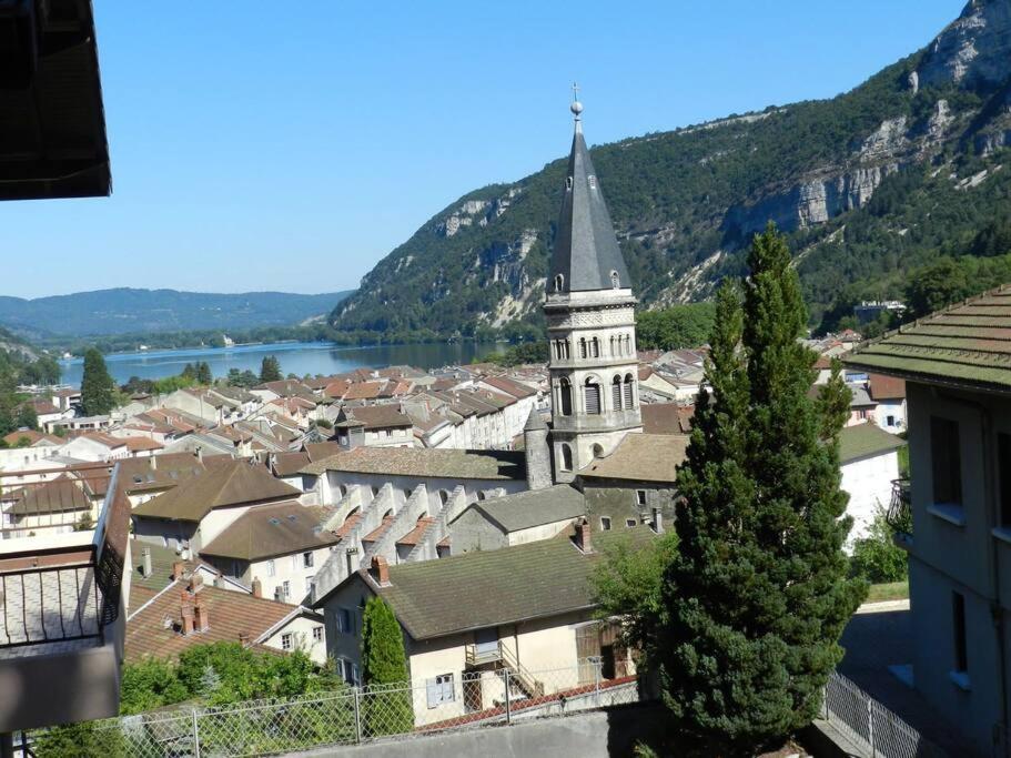 Joli Appartement En Face De Lac Nantua Exterior foto